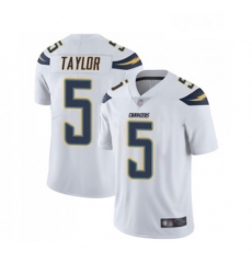 Youth Los Angeles Chargers 5 Tyrod Taylor White Vapor Untouchable Limited Player Football Jersey Youth Los Angeles Chargers 5 Tyrod Taylor White Vapor Untouchable Limited Player Football Jersey