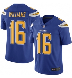 Youth Nike Chargers #16 Tyrell Williams Electric Blue Stitched NFL Limited Rush Jersey Youth Nike Chargers #16 Tyrell Williams Electric Blue Stitched NFL Limited Rush Jersey