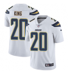 Youth Nike Chargers #20 Desmond King White Stitched NFL Vapor Untouchable Limited Jersey Youth Nike Chargers #20 Desmond King White Stitched NFL Vapor Untouchable Limited Jersey