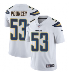 Youth Nike Chargers 53 Mike Pouncey White Stitched NFL Vapor Untouchable Limited Jersey Youth Nike Chargers 53 Mike Pouncey White Stitched NFL Vapor Untouchable Limited Jersey