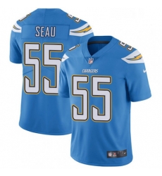 Youth Nike Los Angeles Chargers 55 Junior Seau Elite Electric Blue Alternate NFL Jersey Youth Nike Los Angeles Chargers 55 Junior Seau Elite Electric Blue Alternate NFL Jersey