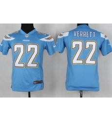 Youth Nike San Diego Chargers 22 Jason Verrett Light Blue NFL Jerseys Youth Nike San Diego Chargers 22 Jason Verrett Light Blue NFL Jerseys