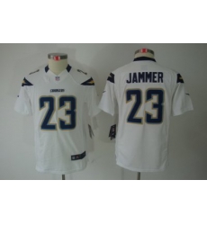 Youth Nike San Diego Chargers #23 Quentin Jammer White Limited Jerseys Youth Nike San Diego Chargers #23 Quentin Jammer White Limited Jerseys