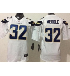 Youth Nike San Diego Chargers 32 Eric Weddle White Stitched NFL New Elite Jersey Youth Nike San Diego Chargers 32 Eric Weddle White Stitched NFL New Elite Jersey