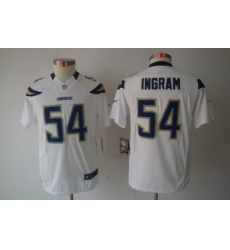 Youth Nike San Diego Chargers #54 Melvin Ingram White Color Limited Jerseys Youth Nike San Diego Chargers #54 Melvin Ingram White Color Limited Jerseys