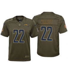 youth chargers jason verrett olive 2017 salute to service jersey youth chargers jason verrett olive 2017 salute to service jersey