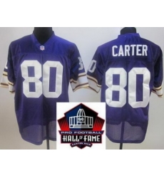 2012 Hall of Fame Minnesota Vikings 80 Cris Carter Purple Throwback Jerseys 2012 Hall of Fame Minnesota Vikings 80 Cris Carter Purple Throwback Jerseys