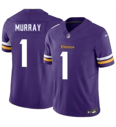 Men Minnesota Vikings  1 Kyler Murray Purple 2026 F U S E  Vapor Untouchable Limited Stitched Jersey