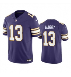 Men Minnesota Vikings 13 N 27Keal Harry Purple 2023 F U S E Throwback Vapor Untouchable Limited Stitched Jersey Men Minnesota Vikings 13 N 27Keal Harry Purple 2023 F U S E Throwback Vapor Untouchable Limited Stitched Jersey