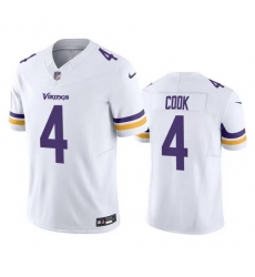 Men Minnesota Vikings 4 Dalvin Cook White 2023 F.U.S.E. Vapor Untouchable Stitched Jersey Men Minnesota Vikings 4 Dalvin Cook White 2023 F.U.S.E. Vapor Untouchable Stitched Jersey