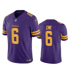Men Minnesota Vikings 6 Lewis Cine Purple 2023 F.U.S.E. Color Rush Stitched Jersey Men Minnesota Vikings 6 Lewis Cine Purple 2023 F.U.S.E. Color Rush Stitched Jersey