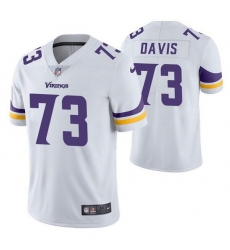 Men Minnesota Vikings 73 Jesse Davis White Vapor Untouchable Stitched Jersey Men Minnesota Vikings 73 Jesse Davis White Vapor Untouchable Stitched Jersey