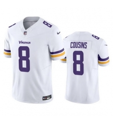 Men Minnesota Vikings 8 Kirk Cousins White 2023 F.U.S.E. Vapor Untouchable Stitched Jersey Men Minnesota Vikings 8 Kirk Cousins White 2023 F.U.S.E. Vapor Untouchable Stitched Jersey