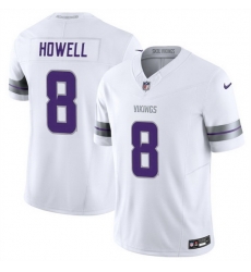 Men Minnesota Vikings 8 Sam Howell White 2025 F U S E  Winter Warrior Limited Stitched Jersey