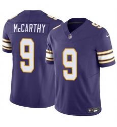 Men Minnesota Vikings 9 J J McCarthy Purple 2024 Draft F U S E Throwback Vapor Untouchable Limited Stitched Jersey Men Minnesota Vikings 9 J J McCarthy Purple 2024 Draft F U S E Throwback Vapor Untouchable Limited Stitched Jersey