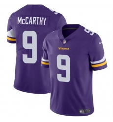Men Minnesota Vikings 9 J J McCarthy Purple 2024 Draft Vapor Untouchable Limited Stitched Jersey Men Minnesota Vikings 9 J J McCarthy Purple 2024 Draft Vapor Untouchable Limited Stitched Jersey