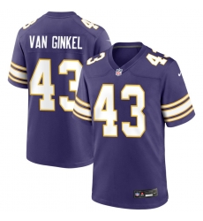 Men Minnesota Vikings Andrew Van Ginkel Purple Fashion 2023 F U S E Throwback Vapor Untouchable Limited Stitched Jersey Men Minnesota Vikings Andrew Van Ginkel Purple Fashion 2023 F U S E Throwback Vapor Untouchable Limited Stitched Jersey