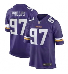 Men Nike Minnesota Harrison Phillips #97 Purple Vapor Limited Jersey Men Nike Minnesota Harrison Phillips #97 Purple Vapor Limited Jersey
