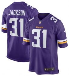 Men Nike Minnesota Vikings Khyree Jackson #31 Purple F U S E Stitched NFL Jersey Men Nike Minnesota Vikings Khyree Jackson #31 Purple F U S E Stitched NFL Jersey