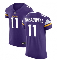 Men Nike Vikings #11 Laquon Treadwell Purple Team Color Stitched NFL Vapor Untouchable Elite Jersey Men Nike Vikings #11 Laquon Treadwell Purple Team Color Stitched NFL Vapor Untouchable Elite Jersey