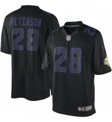 Mens Nike Minnesota Vikings 28 Adrian Peterson Limited Black Impact NFL Jersey Mens Nike Minnesota Vikings 28 Adrian Peterson Limited Black Impact NFL Jersey