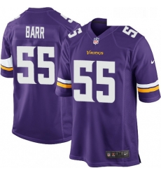 Mens Nike Minnesota Vikings 55 Anthony Barr Game Purple Team Color NFL Jersey Mens Nike Minnesota Vikings 55 Anthony Barr Game Purple Team Color NFL Jersey