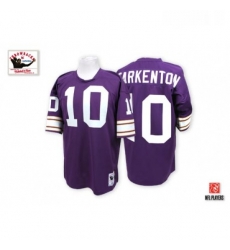 Mitchell And Ness Minnesota Vikings 10 Fran Tarkenton Purple Team Color Authentic Throwback NFL Jersey Mitchell And Ness Minnesota Vikings 10 Fran Tarkenton Purple Team Color Authentic Throwback NFL Jersey
