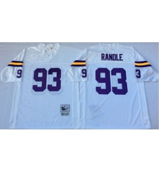 Mitchell&Ness Vikings 93 John Randle White Throwback Stitched NFL Jersey Mitchell&Ness Vikings 93 John Randle White Throwback Stitched NFL Jersey