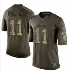 Nike Minnesota Vikings #11 Mike Wallace Green Men 27s Stitched NFL Limited Salute to Service Jersey Nike Minnesota Vikings #11 Mike Wallace Green Men 27s Stitched NFL Limited Salute to Service Jersey