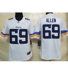 Nike Minnesota Vikings 69 Jared Allen White Limited NFL Jersey Nike Minnesota Vikings 69 Jared Allen White Limited NFL Jersey