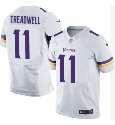 Nike Vikings #11 Laquon Treadwell White Mens Stitched NFL Elite Jersey Nike Vikings #11 Laquon Treadwell White Mens Stitched NFL Elite Jersey
