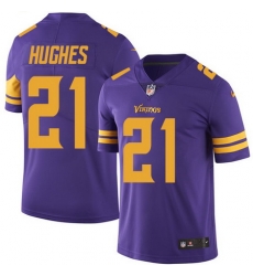 Nike Vikings #21 Mike Hughes Purple Mens Stitched NFL Limited Rush Jersey Nike Vikings #21 Mike Hughes Purple Mens Stitched NFL Limited Rush Jersey