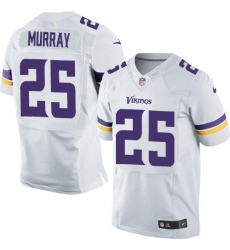 Nike Vikings #25 Latavius Murray White Men's Stitched NFL Elite Jersey Nike Vikings #25 Latavius Murray White Men's Stitched NFL Elite Jersey