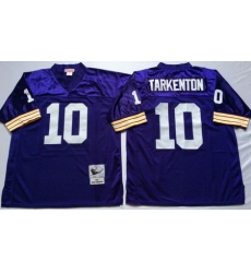 Vikings 10 Fran Tarkenton Purple Throwback Jersey Vikings 10 Fran Tarkenton Purple Throwback Jersey