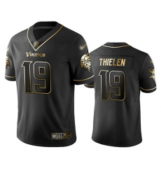 Vikings 19 Adam Thielen Black Men Stitched Football Limited Golden Edition Jersey Vikings 19 Adam Thielen Black Men Stitched Football Limited Golden Edition Jersey