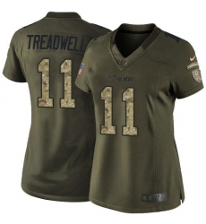 Nike Vikings #11 Laquon Treadwell Green Womens Stitched NFL Limited Salute to Service Jersey Nike Vikings #11 Laquon Treadwell Green Womens Stitched NFL Limited Salute to Service Jersey