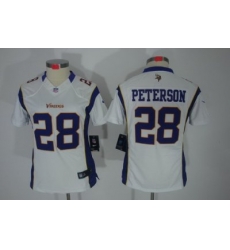 Nike Women Minnesota Vikings #28 Peterson White(Women Limited Jerseys) Nike Women Minnesota Vikings #28 Peterson White(Women Limited Jerseys)