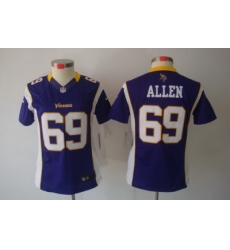 Nike Women Minnesota Vikings #69 Allen Purple(Women Limited Jerseys) Nike Women Minnesota Vikings #69 Allen Purple(Women Limited Jerseys)