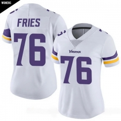 Women  Minnesota Vikings  uFF0376 Will Fries White Limited Classic Vapor F U S E  Jersey