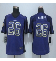 Women New Vikings #26 Trae Waynes Purple Team Color Stitched NFL Elite jersey Women New Vikings #26 Trae Waynes Purple Team Color Stitched NFL Elite jersey