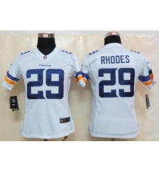 Women Nike Minnesota Vikings 29 Xavier Rhodes White Limited NFL Football Jerseys 2013 New Style Women Nike Minnesota Vikings 29 Xavier Rhodes White Limited NFL Football Jerseys 2013 New Style