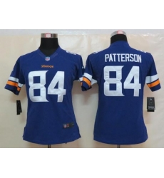 Women Nike Minnesota Vikings 84 Cordarrelle Patterson Purple Limited NFL Football Jerseys 2013 New Style Women Nike Minnesota Vikings 84 Cordarrelle Patterson Purple Limited NFL Football Jerseys 2013 New Style