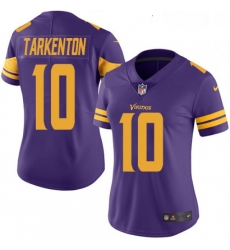 Womens Nike Minnesota Vikings 10 Fran Tarkenton Limited Purple Rush Vapor Untouchable NFL Jersey Womens Nike Minnesota Vikings 10 Fran Tarkenton Limited Purple Rush Vapor Untouchable NFL Jersey