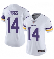 Womens Nike Minnesota Vikings 14 Stefon Diggs Elite White NFL Jersey Womens Nike Minnesota Vikings 14 Stefon Diggs Elite White NFL Jersey