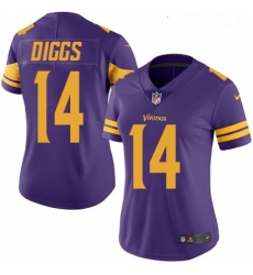 Womens Nike Minnesota Vikings 14 Stefon Diggs Limited Purple Rush Vapor Untouchable NFL Jersey Womens Nike Minnesota Vikings 14 Stefon Diggs Limited Purple Rush Vapor Untouchable NFL Jersey