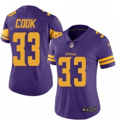 Womens Nike Minnesota Vikings 33 Dalvin Cook Limited Purple Rush Vapor Untouchable NFL Jersey Womens Nike Minnesota Vikings 33 Dalvin Cook Limited Purple Rush Vapor Untouchable NFL Jersey
