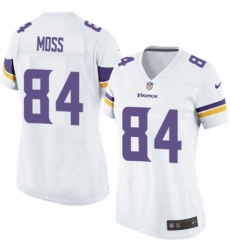 Womens Nike Minnesota Vikings 84 Randy Moss Game White NFL Jersey Womens Nike Minnesota Vikings 84 Randy Moss Game White NFL Jersey
