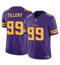 Youth Minnesota Vikings 99 Jerry Tillery Purple 2023 F U S E Color Rush Untouchable Limited Stitched Jersey Youth Minnesota Vikings 99 Jerry Tillery Purple 2023 F U S E Color Rush Untouchable Limited Stitched Jersey
