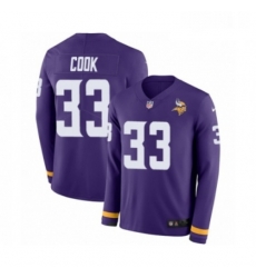 Youth Nike Minnesota Vikings 33 Dalvin Cook Limited Purple Therma Long Sleeve NFL Jersey Youth Nike Minnesota Vikings 33 Dalvin Cook Limited Purple Therma Long Sleeve NFL Jersey