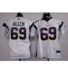 Youth Nike Minnesota Vikings 69# Jared Allen White Nike NFL Jerseys Youth Nike Minnesota Vikings 69# Jared Allen White Nike NFL Jerseys